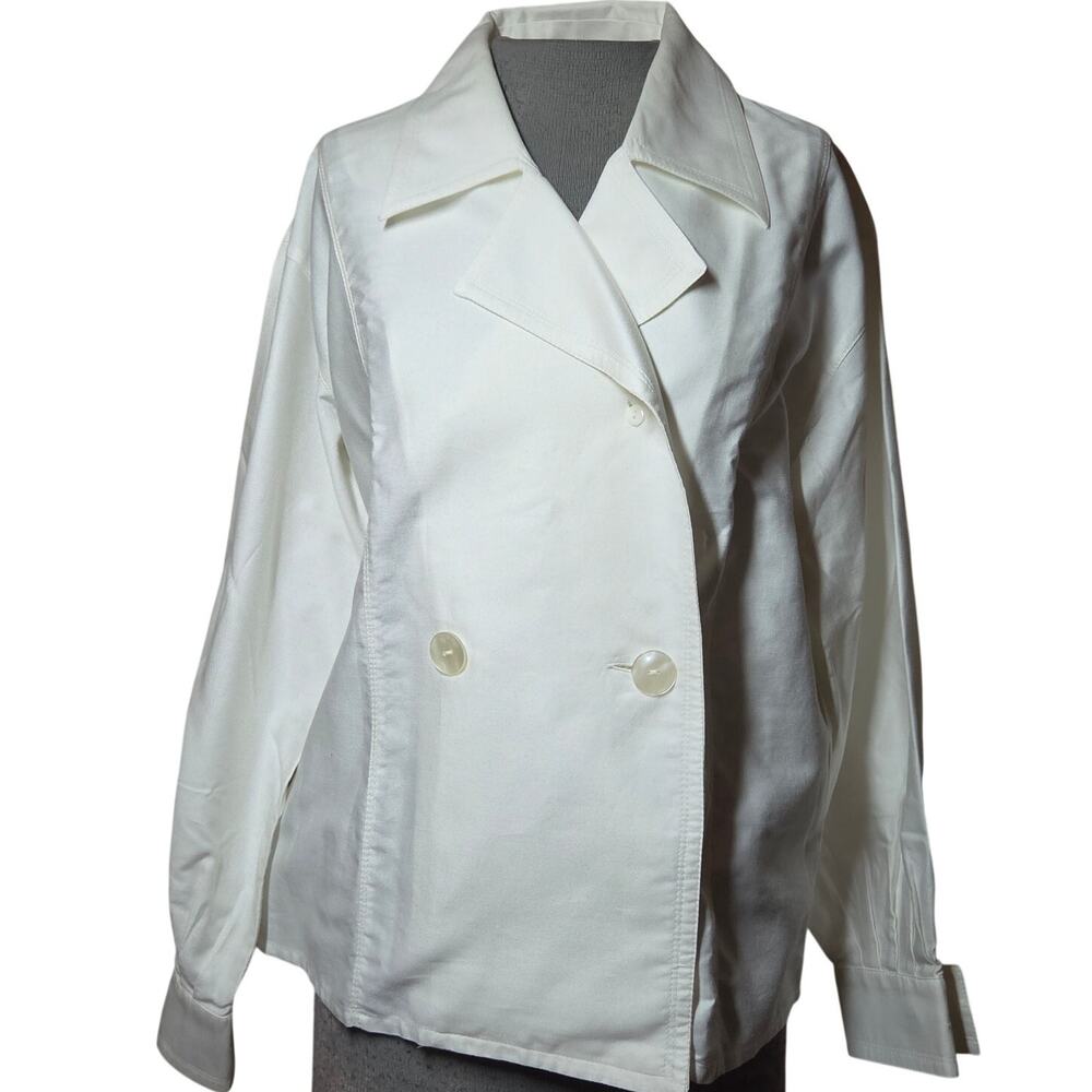 White Cotton Blouse Size 6